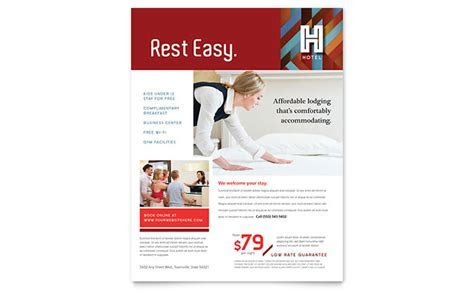Hotel Flyer Template Design Hotel Flyer Template Design