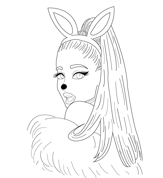 Ariana Grande Drawing Colouring Pages Sketch Coloring Page Ariana Grande Drawing Colouring Pages Sketch Coloring Page