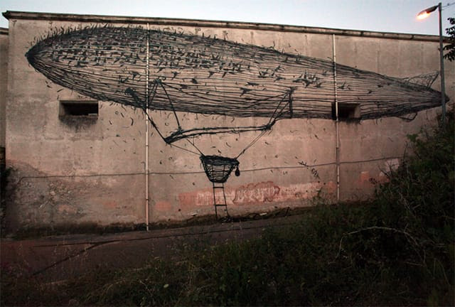 New Murals by DALeast Seem to Explode with Energy New Murals by DALeast Seem to Explode with Energy street art murals