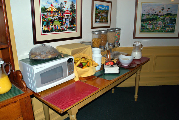 Fruit & Cereal Station at the breakfast buffet