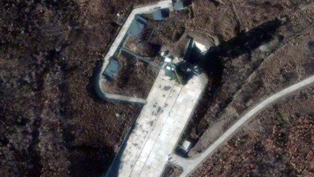 PHOTO: This satellite image of the Sohae Launch Facility, Nov. 26, 2012, shows a marked increase in activity at North Korea's Sohae (West Sea) Satellite Launch Station.