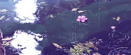 anime scenery flowers gif | WiffleGif