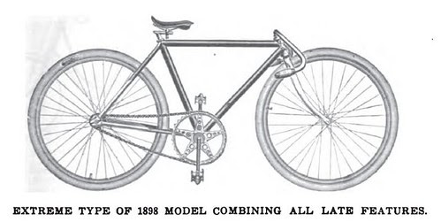 "Extreme Type" of 1898 Bicycle