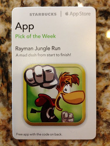 Starbucks iTunes Pick of the Week - Rayman Jungle Run