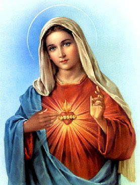 19th century painting of Our Lady.