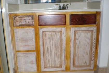 Pickled Cabinets : LYNDA BERGMAN DECORATIVE ARTISAN: DISTRESSING & AGING ... - Rustic pickled maple cabinet pull.