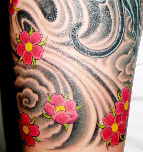 juliayunwonder: japanese cherry tree tattoo