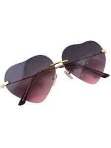 Pinkblack Heart Shape Women Sunglasses