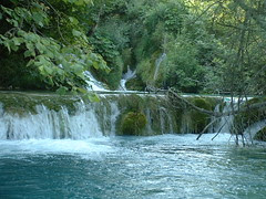 Cascade in Plitvice, Croatia