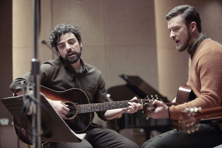 Oscar Isaac y Justin Timberlake en A propósito de Llewyn Davis