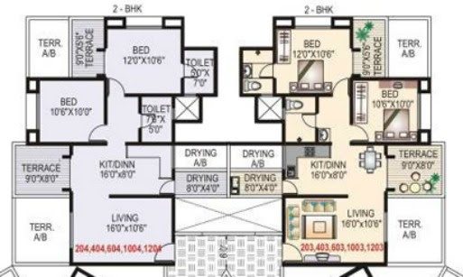 2 BHK Flat D Wing - Gandharva Excellence, 1 BHK 1.5 BHK 2 BHK 2.5 BHK 3 BHK 3.5 BHK Flats on Dehu Alandi Road, near Modern College of Pharmacy, Borhadewadi - Moshi, PCMC, Pune 412105