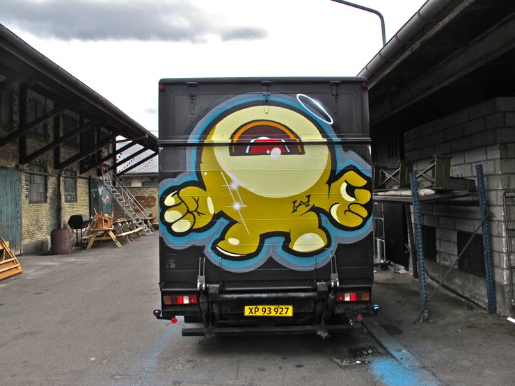 Copenhagen graffiti truck