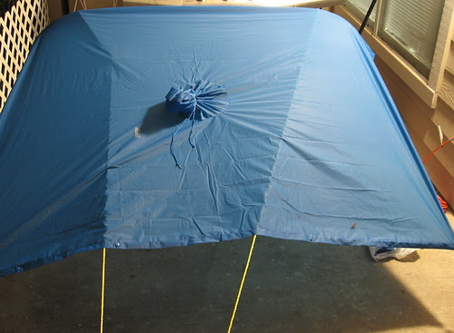 Mockup: Bicycle / Poncho Lean-To Shelter