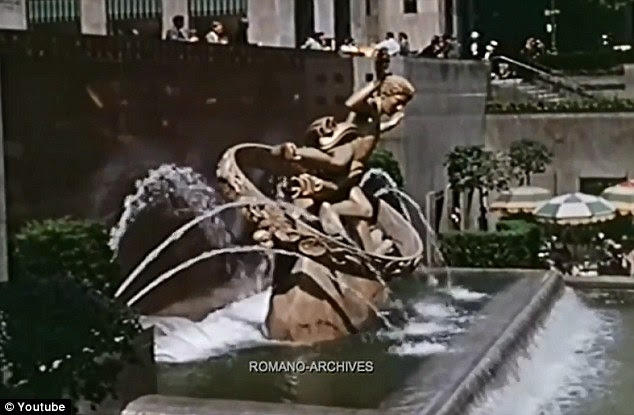 Timeless: Some scenes, such as the statue of Prometheus outside the Rockefeller Center, remain unchanged