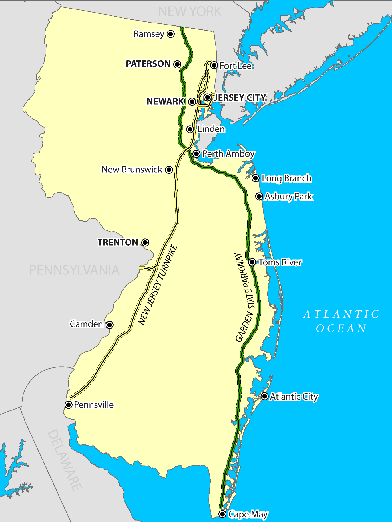 Road Pricing Call for electronic free flow for New Jersey Turnpike