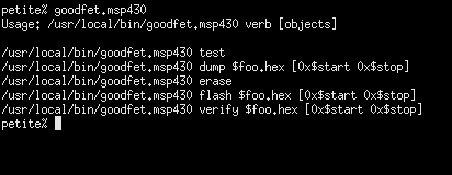 GoodFET Usage