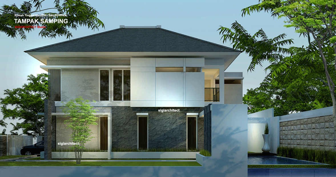 Gambar Desain Rumah Dengan 3ds Max - Contoh Z