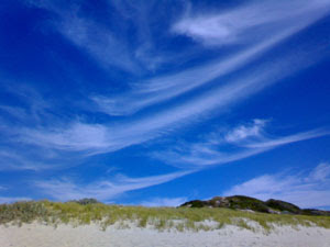 the sky, sponsored by Nike