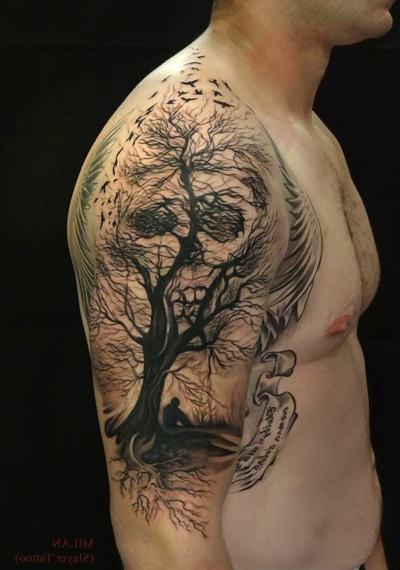 Adler Indianer Tattoo