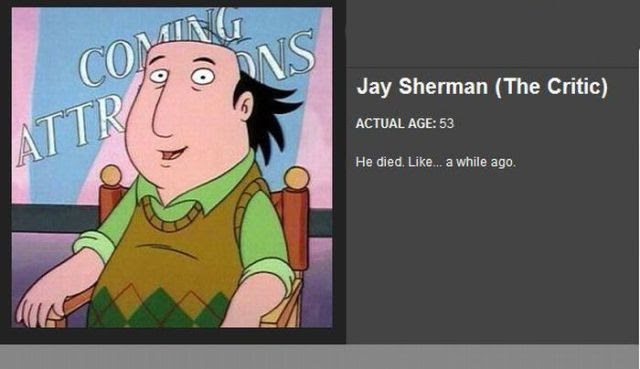 The Real Ages of Famous Cartoon Characters