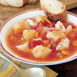 fish stew with potatoes and carrots