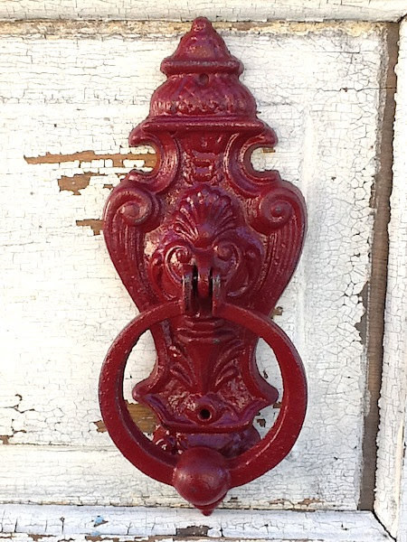 Texas Aggie Maroon Door Knocker by Camilla Cotton - eclectic