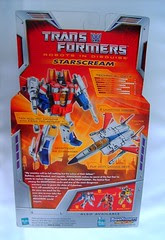 Transformers Starscream - caja (Classic Deluxe)