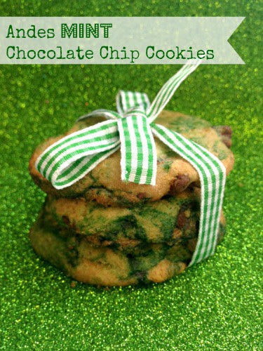 Andes Mint Chocolate Chip Cookies