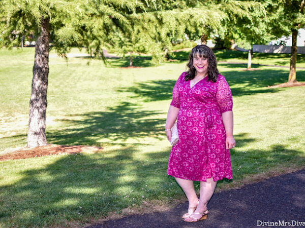 Reviewing Kiyonna's Glittering Affair Wrap Dress + KATU Afternoon Live: Special Occasion Dresses