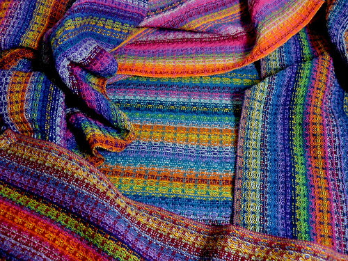 Handwoven Rainbow Towels