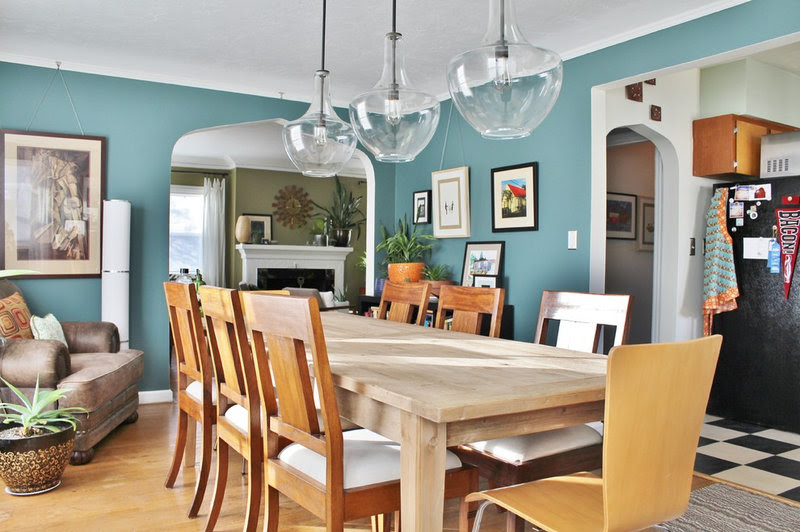 eclectic dining room by Kimberley Bryan