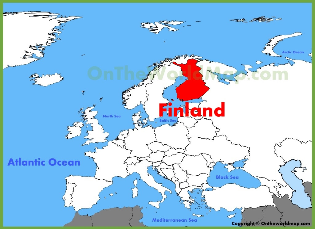 Where Is Finland On A World Map