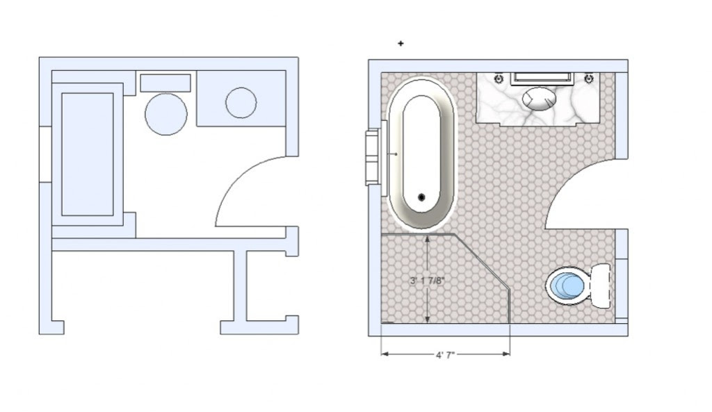 Home Architec Ideas 10x10 Bathroom Floor Plans