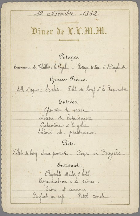 menu diner napoleon 455x700 Lhistoire des menus  liens histoire divers bonus 