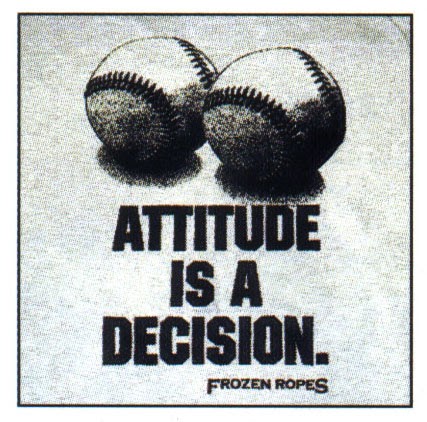 What determines Attitude?