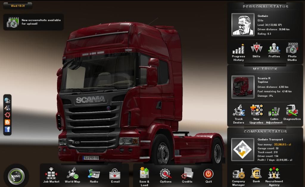 Euro truck simulator 2 деньги. Етс 2 офис кадрового агентства.