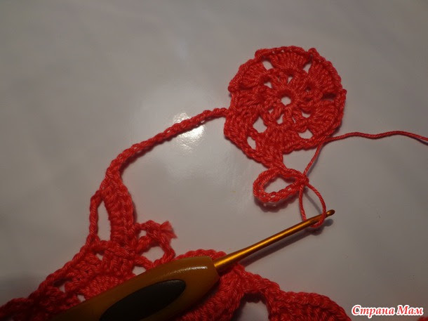 On-line knitting dress from ledi ti with osers