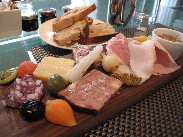 cheese and charcuterie at boulud 6