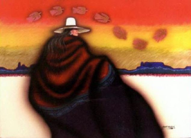 Kiowa Figure And Peyote Birds