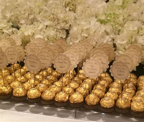Ferrero Rocher Place Cards My Work in 2019 Tischkarten Ferrero Rocher Place Cards My Work in 2019 Tischkarten