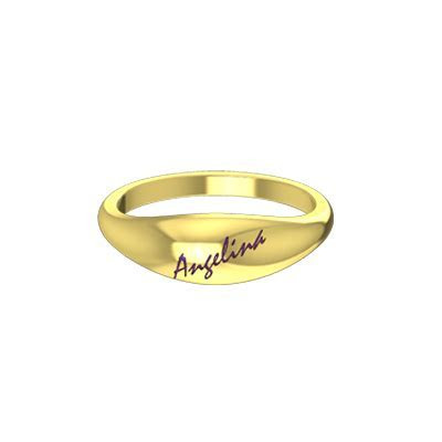 Kerala hindu wedding goldring with name in yellow gold 22K Kerala hindu wedding goldring with name in yellow gold 22K