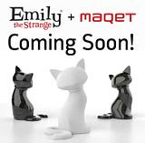 Emily The Strange × MAQET's porcelain-like DIY & Artist Edition cat figures?!?