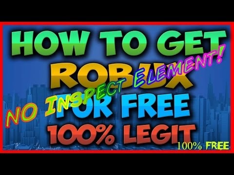 How To Get Free Robux Inspect Element No Wait 2019 لم يسبق له مثيل