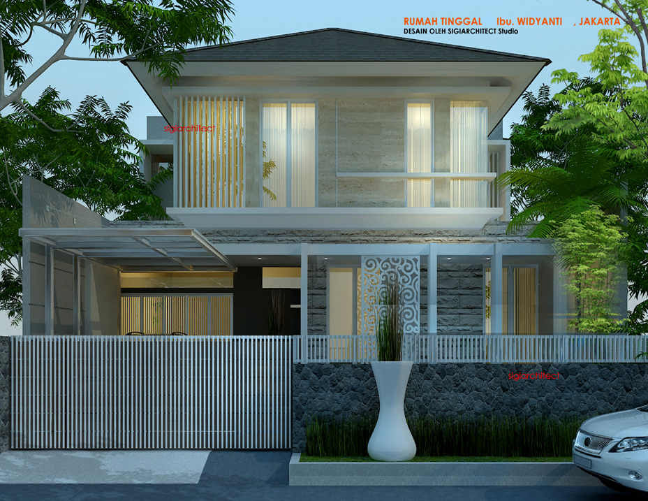 Terpopuler 33 Model Rumah  Tingkat  Belakang 