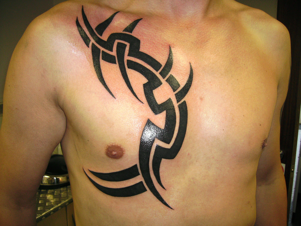 Tribal Tattoos For Men Chest.