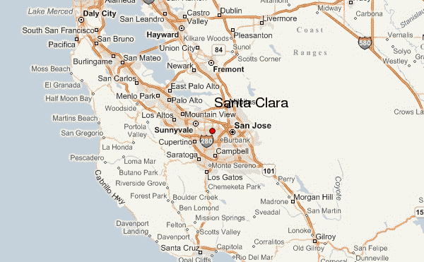 Santa Clara Location Map