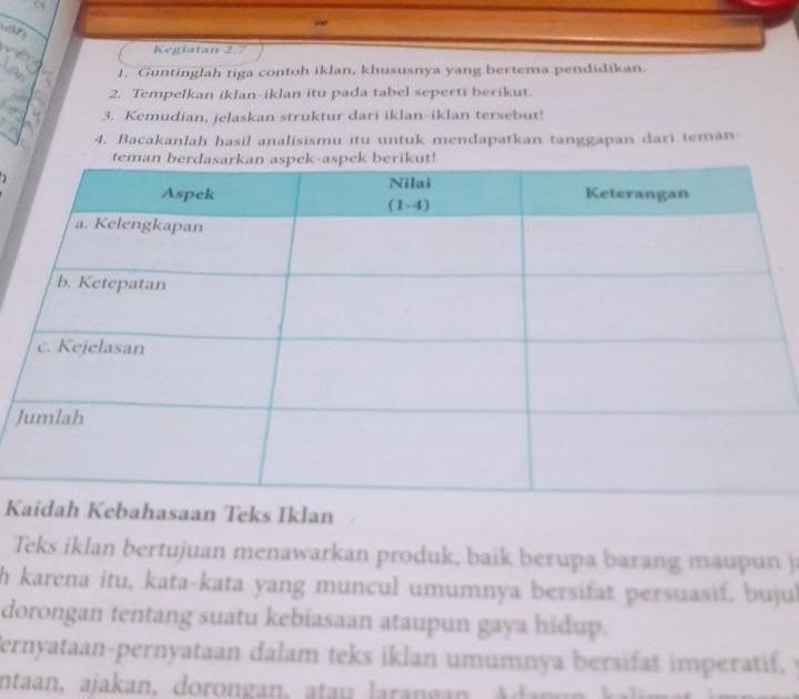 Iklan Bertema Pendidikan Beserta Strukturnya Berbagi Struktur