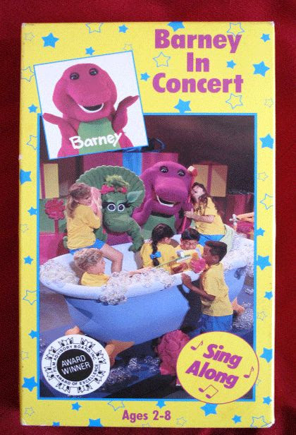 Barney In Concert Vhs Video Sing Along And The Backyard Gang