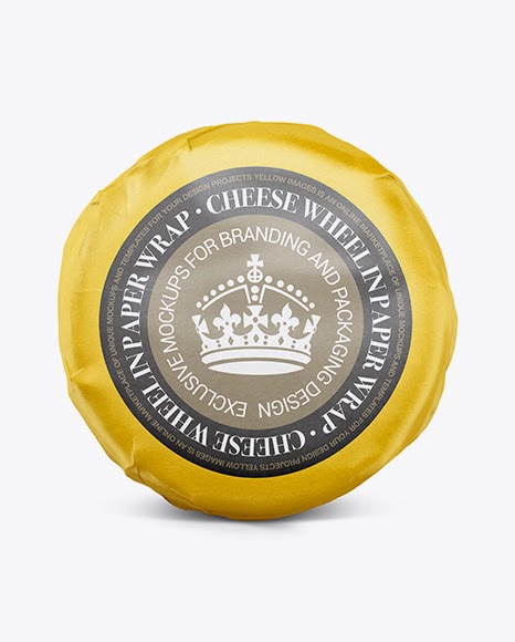 Download Cheese Wheel Mockup Cheese Wheel Wrapped In Paper Mockup In Packaging Mockups On Yellowimages Mockups
