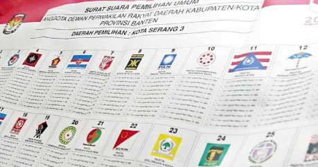 Surat Suara, Pemilu, Contreng